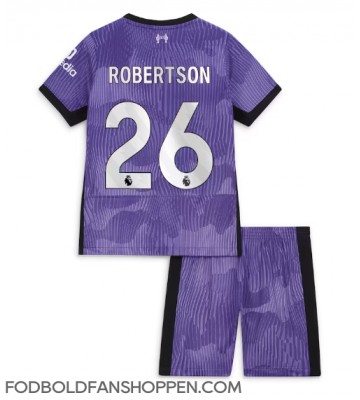 Liverpool Andrew Robertson #26 Tredjetrøje Børn 2023-24 Kortærmet (+ Korte bukser)